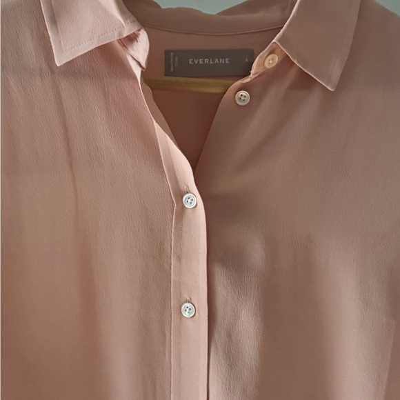 Everlane Blush Silk Shirt - Picture 2 of 5